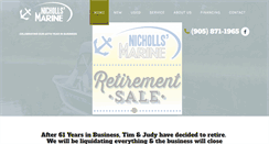 Desktop Screenshot of nichollsmarine.com